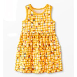 Hanna Andersson Yellow Floral Kids Pocket Dress